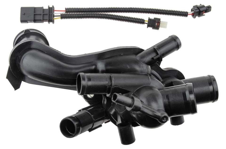 THERMOSTAT with casing + THERMOSTAT ADAPTER compatible  MINI ENG.1.6I MINI R56, CLUBVAN/CLUBMAN R55, COUPE R58, CABRIO R57, PACEMAN R61, ROADSTER R59: ONE, COOPER, COOPER S, JCW -CTM-BM-034