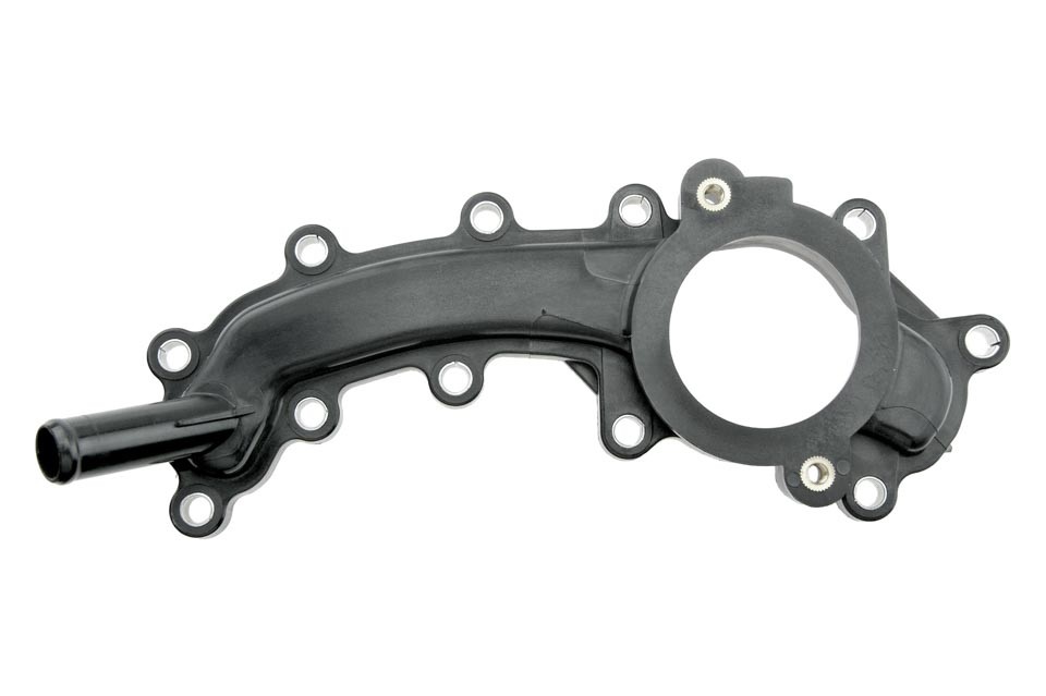 COOLANT FLANGE compatible JEEP GRAND CHEROKEE 3.6 11-18, CHEROKEE 3.2 14-, CHRYSLER 300C 3.6 11-, DODGE RAM 1500 3.6 13-, JOURNEY 3.6 12-, GRAND CARAVAN 3.6 11-, CHARGER 3.6 11- CTM-CH-015