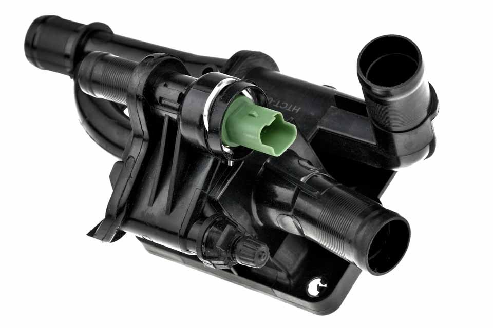 THERMOSTAT with housing compatible CITROEN 1.4HDI/1.6HDI BERLINGO 08-, C2 07-, C3 07-, C4 07-, C5 07-, JUMPY 07-, FORD 1.4TDCI/1.5TDCI/1.6TDCI B-MAX, C-MAX , FIESTA 08-, FOCUS II 10-, FOCUS III 10-, GALAXY, FUSION, MONDEO IV/V, S-MAX, TOURNEO CONNECT