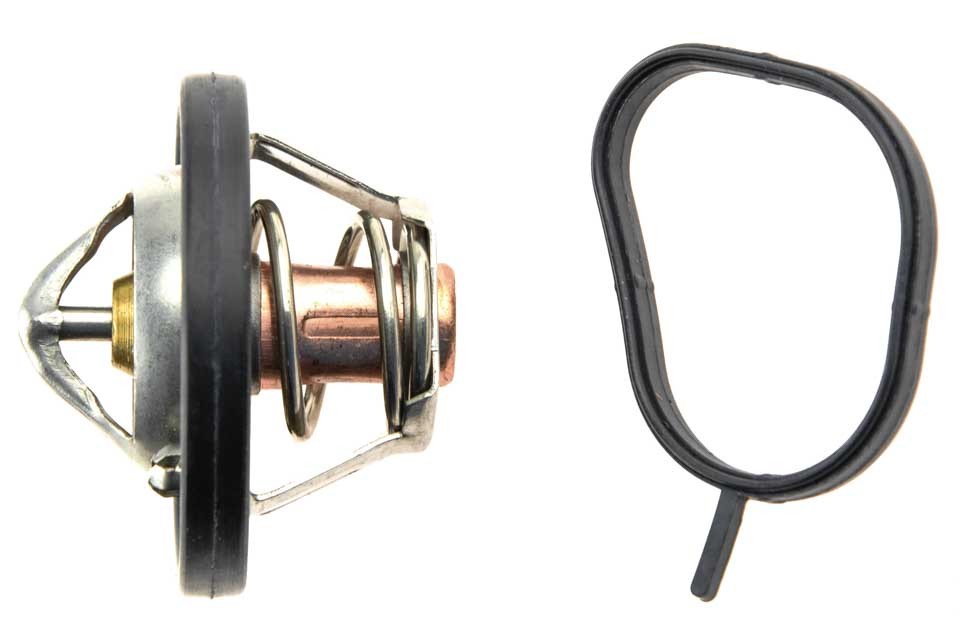 THERMOSTAT compatible FORD FOCUS II/III, FIESTA IV/V/VI, MONDEO IV, FUSION, C-MAX, B-MAX, COURIER, ECOSPORT, GRAND C-MAX, PUMA, VOLVO C30, S40 II, V50, MAZDA 2 - CTM-FR-011
