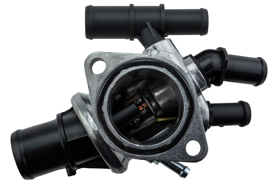Thermostat with housing ALFA ROMEO 147 1.9 00-, FIAT BRAVO II 1.9 06-, STILO 1.9 02-, LANCIA THESIS 2.4 02- CTM-FT-015