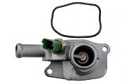 Thermostat with housing compatible FIAT 500, 500 C, PANDA, PUNTO, FORD KA, KA+ III, LANCIA YPSILON 0.9-1.2 07- CTM-FT-017