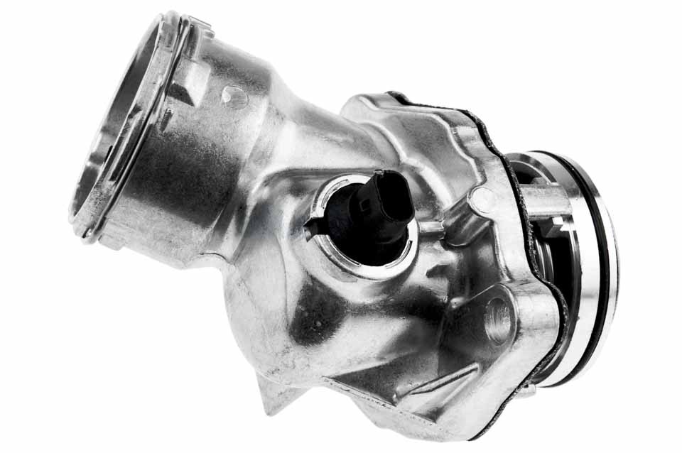 Thermostat housing compatible MERCEDES C W203 C230, C280 4-MATIC, C280, C350 4-MATIC 07-14, CLS 300/350 04-10, E W211 230/280/350/350 4-MATIC 05-08, E W212 300/350 09-16, R W251 280/300/350 4-MATIC 07-15 - CTM-ME-003