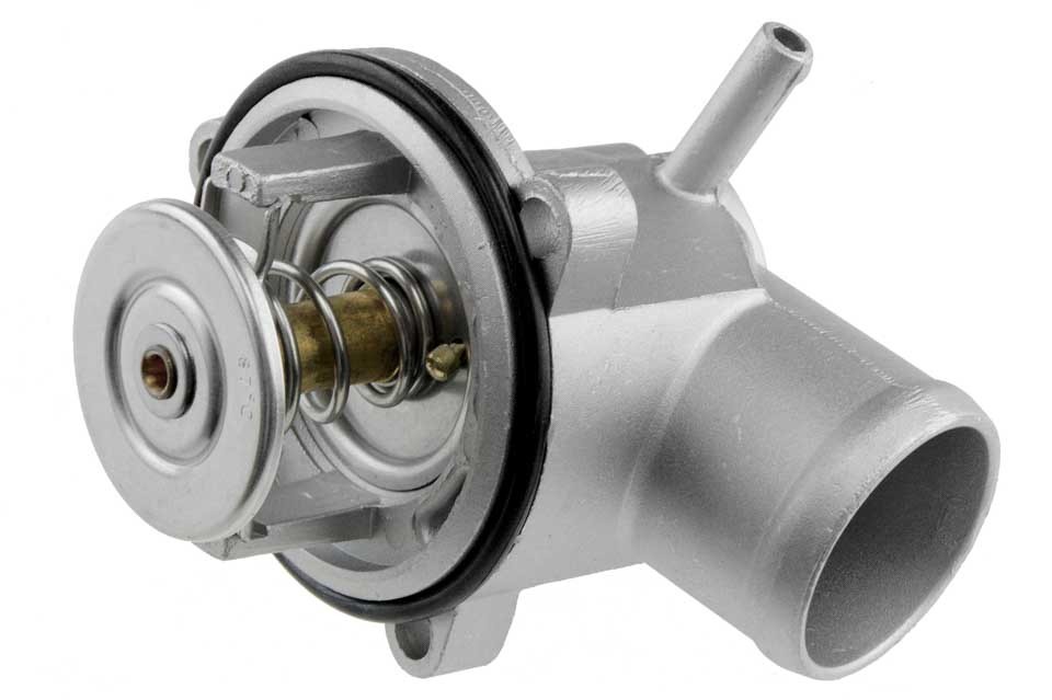 Thermostat housing compatible MERCEDES 2T/3T 95-06, V 200/230 97-03, ML W163 230 98-05, C W202 180/200/220/230 93-00 - CTM-ME-004