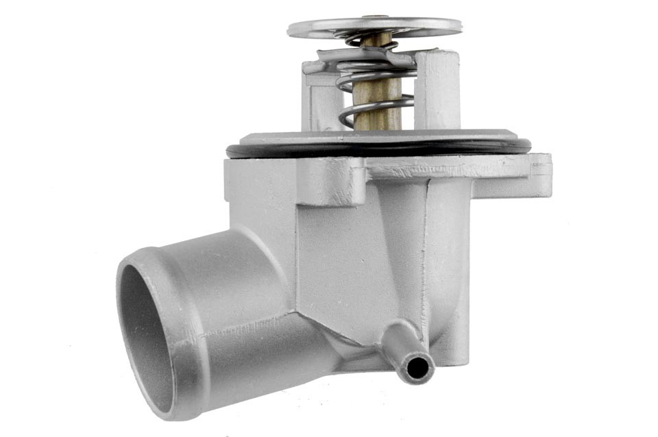 Thermostat housing compatible MERCEDES 2T/3T 95-06, V 200/230 97-03, ML W163 230 98-05, C W202 180/200/220/230 93-00 - CTM-ME-004
