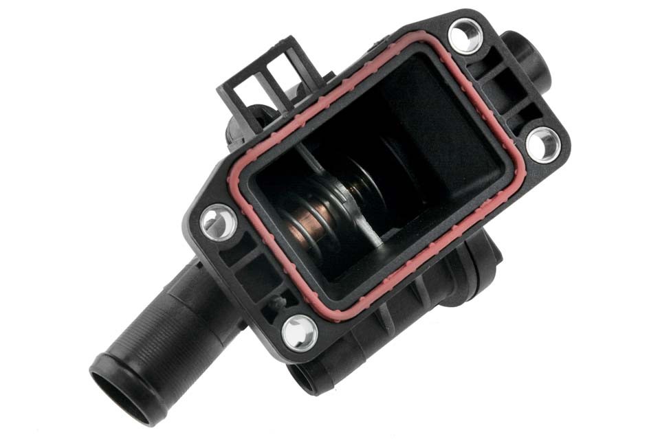 COOLANT FLANGE compatible PEUGEOT 206 1.6 HDI 05-, 307 1.6 HDI 05-, 407 1.6 HDI 04-, PARTNER 1.6 HDI 06-15, CITROEN BERLINGO 1.6 HDI 05-08, C3 1.6 HDI 05-, C4 1.6 HDI 04-11 - CTM-PE-006