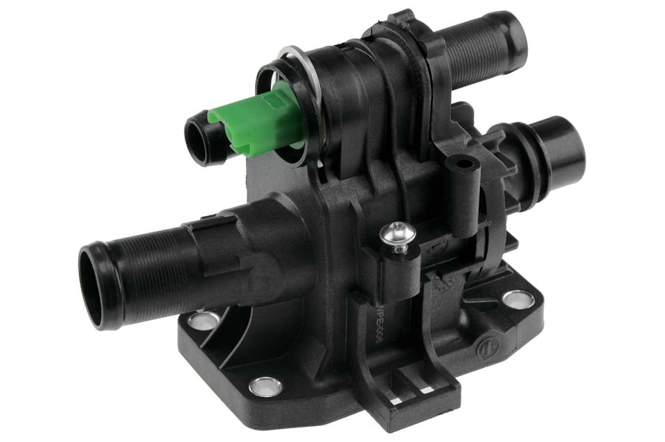 COOLANT FLANGE compatible PEUGEOT 206 1.6 HDI 05-, 307 1.6 HDI 05-, 407 1.6 HDI 04-, PARTNER 1.6 HDI 06-15, CITROEN BERLINGO 1.6 HDI 05-08, C3 1.6 HDI 05-, C4 1.6 HDI 04-11 - CTM-PE-006