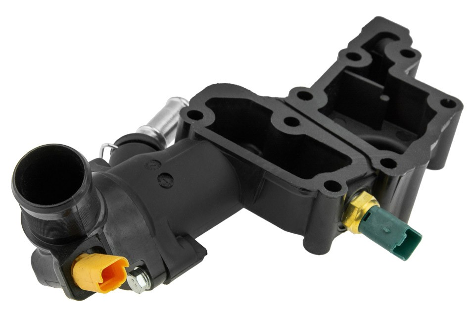 Thermostat with housing compatible PEUGEOT 1007,206,207,307,BIPPER,PARTNER,CITROEN BERLINGO,C2,C3,NEMO,XSARA - CTM-PE-010