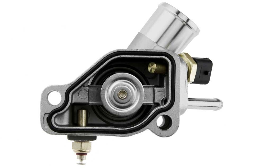 THERMOSTAT with case compatible OPEL CORSA C 1.8 00-09, ASTRA H 1.8 04-10, MERIVA 1.8 03-10, VECTRA C 1.8 02- /WITH SENSOR/ - CTM-PL-007