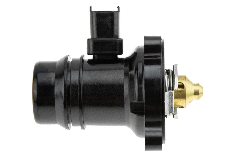 Thermostat with housing compatible OPEL ADAM 1.2/ 1.4 12-, ASTRA J 1.4 09-, CORSA D 1.2/1.4 09-, CORSA E 1.4/ 1.6 15- CTM-PL-025