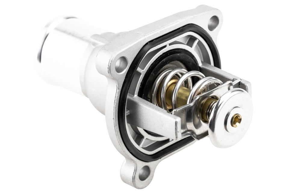 Thermostat with housing compatible OPEL ASTRA H, ASTRA H GTC, CORSA D, CORSA E, INSIGNIA A, MERIVA A, ZAFIRA B, ZAFIRA B/MINIVAN, SAAB 9-5 1.6/1.6CNG 03.05- CTM-PL-027