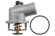 THERMOSTAT with case compatible OPEL ASTRA F 1.4/1.6, ASTRA G 1.4/1.6, CORSA B 1.6, TIGRA 1.6, ZAFIRA A 1.6 - CTM-PL-031