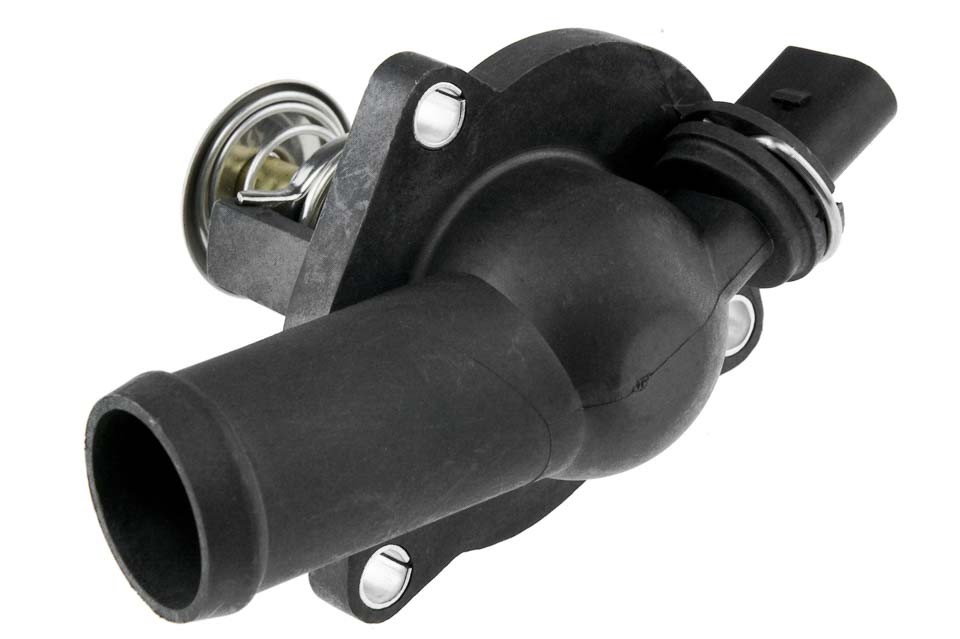 Thermostat with housing compatible VW GOLF IV 1.6 FSI 02-06, BORA 1.6 FSI 02-05, AUDI A2 1.6 FSI 02-05 - CTM-VW-004