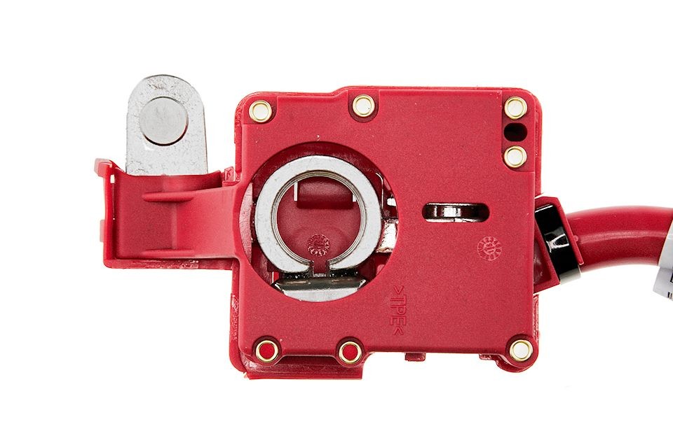 BATTERY CLAMP PLUS compatible BMW X5 E70 2006-,X6 E71 2007-/ BATTERY POSITIVE TERMINAL WITH PYROTECHNIC FUSE/ - EBP-BM-002