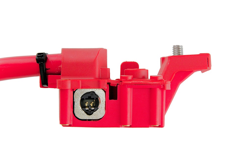 ACCUMULATOR CLAMP PLUS compatible BMW 7 F01/F02/F03/F04/ 2008-/BATTERY POSITIVE TERMINAL WITH PYROTECHNIC FUSE/ - EBP-BM-005