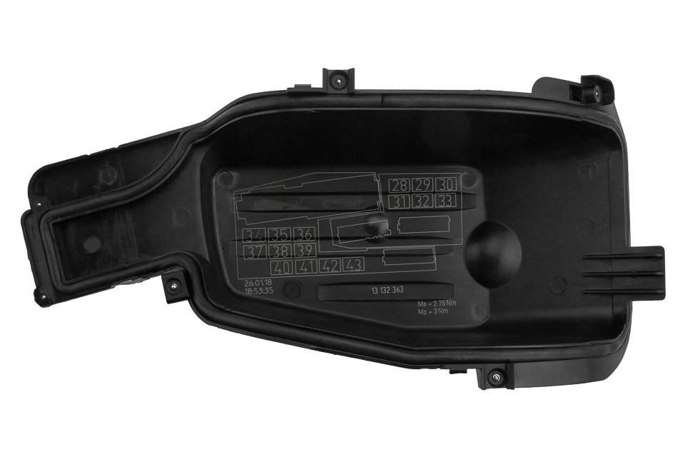 RELAY BOX COVER compatible OPEL CORSA C 2000-, TIGRA TWINTOP 2004- EBP-PL-000