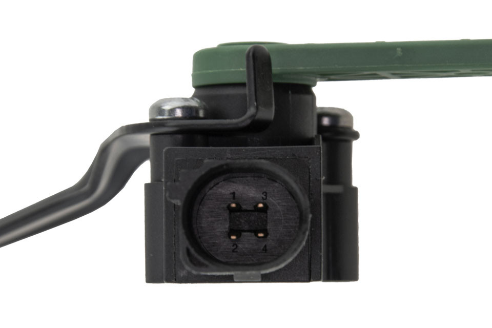 HEADLIGHT LEVEL SENSOR compatible AUDI A6/A6 AVANT 2010-,A7 SPORTBACK 2010-,Q5 2008-/LOCATION: REAR AXLE SIDE-LEFT - FOR VEHICLES WITH AIR SUSPENSION - ECX-AU-010