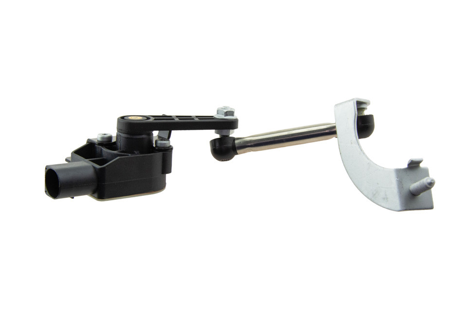 HEADLIGHT LEVEL SENSOR compatible AUDI A3 2003-,SEAT LEON 2005-,SKODA OCTAVIA II 2004-,VW GOLF V 2003-,GOLF PLUS 2004-/POŁOŻENIE: OŚ FRONT/- ECX-AU-020