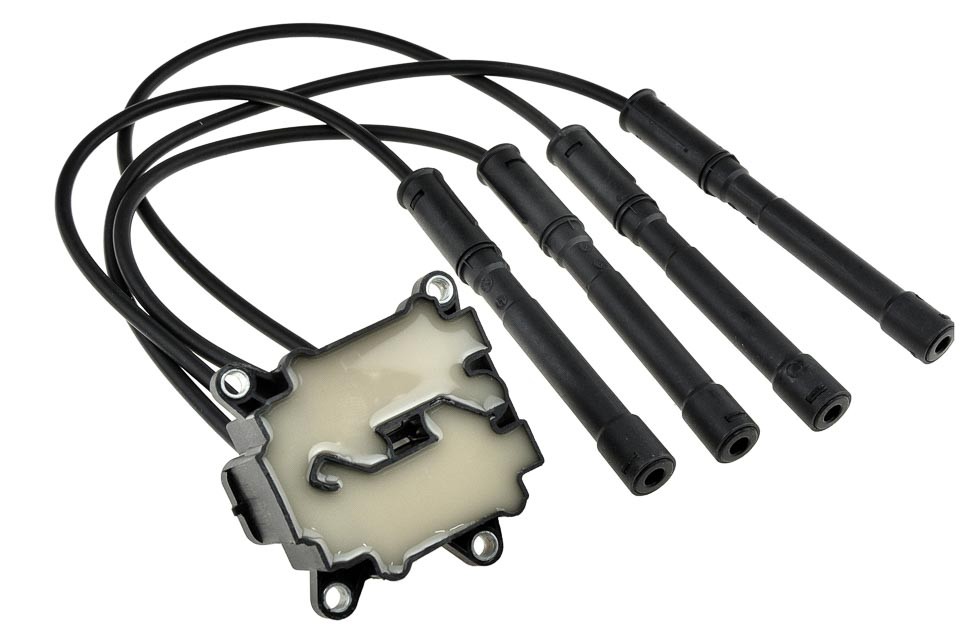 INDUCTION COIL WITHOUT SPARK PLUG WIRE compatible RENAULT MODUS/GRAND MODUS 1.2 16V, 1.2, CLIO III 1.2 16V, 1.2, KANGOO 1.2 16V 01-, DACIA SANDERO 1.2 16V 08- ECZ-RE-004