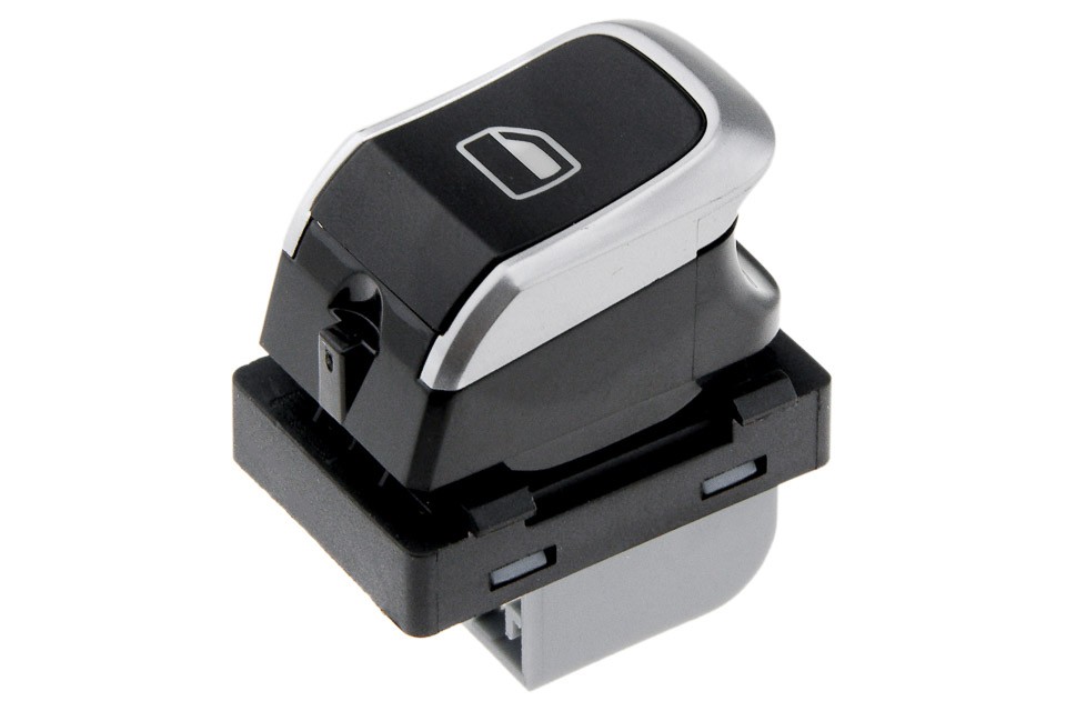 WINDOW SWITCHES AND INTERIOR BUTTONS compatible AUDI A1 2014-, A6 2011-, A7 2011-, A8 2009-, Q3 2011 chrome - EWS-AU-038