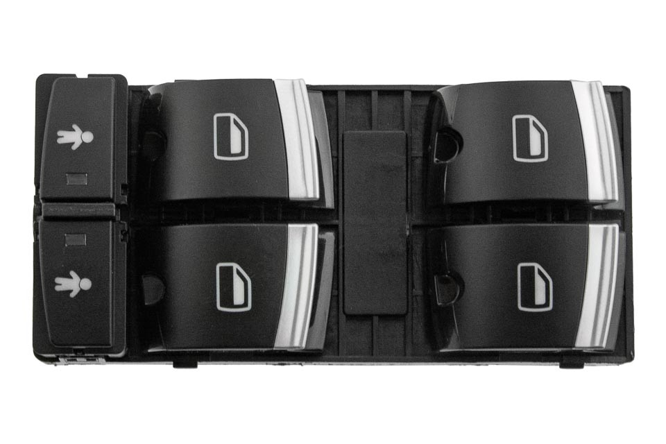 WINDOW SWITCHES AND INTERIOR BUTTONS compatible AUDI Q7 2006-chrome - EWS-AU-066