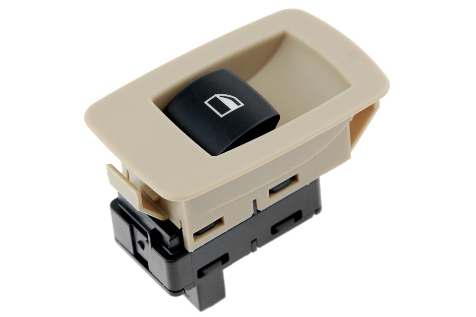 WINDOW SWITCH compatible BMW 3 E90/E91 2004-,X3 E83 2003-,X5 E53 2000-,X6 E71/72 2008-/3 / beige pine / EWS-BM-014