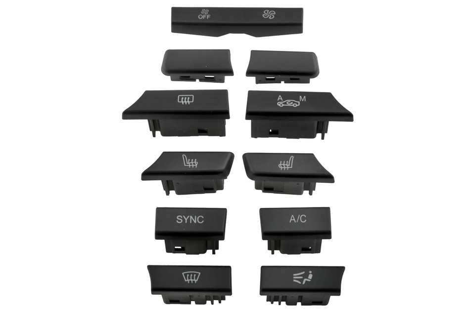OVERLAY BUTTON REPAIR SET /AIR CONDITIONING/ compatible BMW X3 F25 2010-,X4 F26 2013-/AIR CONDITIONING PANEL BUTTON/ - EWS-BM-096