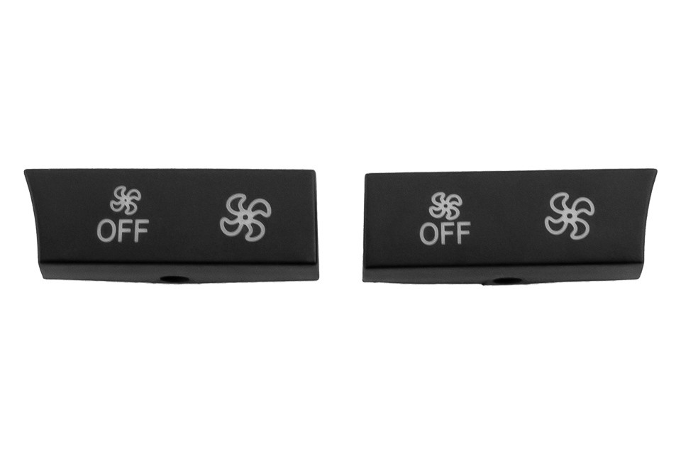 AIR FLOW REPAIR BUTTONS/SET compatible BMW 5 F10/F11 2009-,5GT F07 2009-/LEFT + RIGHT/FOR CARS WITH AUTOMATIC A/C 4 ZONES/ -EWS-BM-108