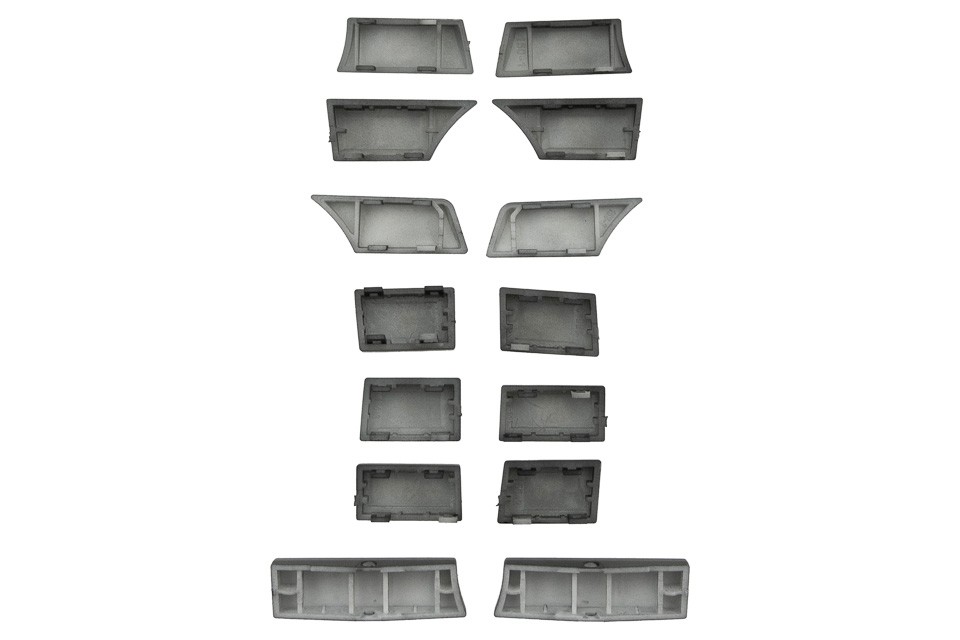 BUTTON REPAIR SET /AIR CONDITIONING/ compatible BMW 5 F10/F11 2009-,5GT F07 2009-/14 ELEMENTS-FOR CARS WITH AIR-CONDITIONED FRONT SEATS/ -EWS-BM-111