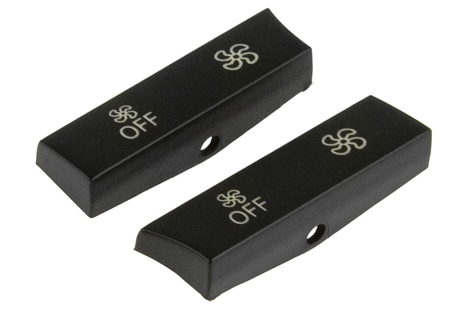 AIR FLOW REPAIR BUTTONS/SET compatible BMW 5 F10/F11 2012-,5GT F07 2012-,X5 F15 2013-,X6 F16 2014-/LEFT+RIGHT/WITH "OFF" BRAND/-EWS-BM-112