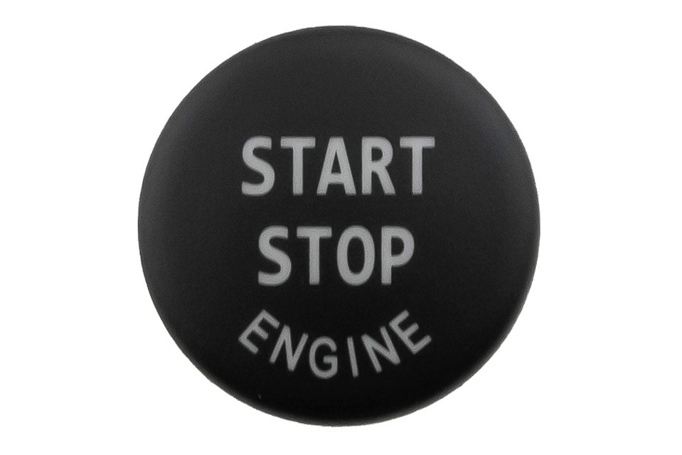 START/STOP BUTTON compatible BMW 3 E90/E91/E92/E93 2004-, X1 E84 2009-/COLOR: BLACK/ - EWS-BM-133