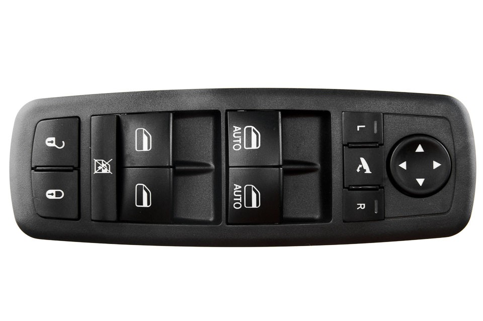 WINDOW ADJUSTMENT SWITCH compatible CHRYSLER TOWN & COUNTRY 2014-, DODGE GRAND CARAVAN 2014-, RAM 1500 2015- EWS-CH-005
