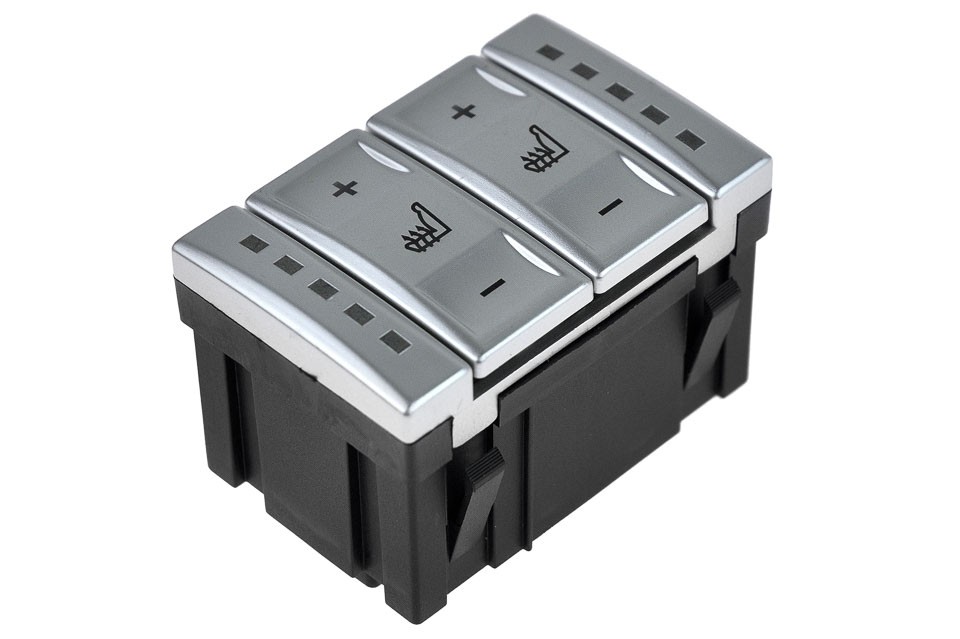 SEAT HEATING SWITCH compatible FORD FORD S-MAX 2006-,GALAXY 2006-,MONDEO IV 2007-/SREBRNY-SILVER/ EWS-FR-027