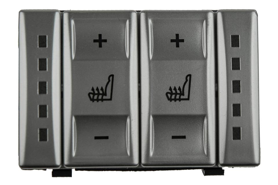 SEAT HEATING SWITCH compatible FORD FORD S-MAX 2006-,GALAXY 2006-,MONDEO IV 2007-/SREBRNY-SILVER/ EWS-FR-027