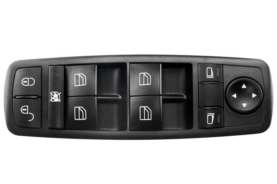 WINDOW ADJUSTMENT SWITCH compatible MERCEDES A W169 2004-,B W245 2005-/DLA POJAZDÓW Z OPCJĄ DOMYKANIA DRZWI/ -EWS-ME-017