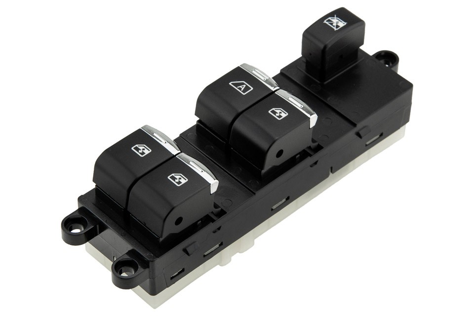 WINDOW ADJUSTMENT SWITCH compatible NISSAN NAVARA D40 2005-,PATHFINDER R51 2005-,QASHQAI 2007-Plug NO.1:3 PLUG NO.2:13- ILLUMINATED BUTTON VERSION/ EWS-NS-019