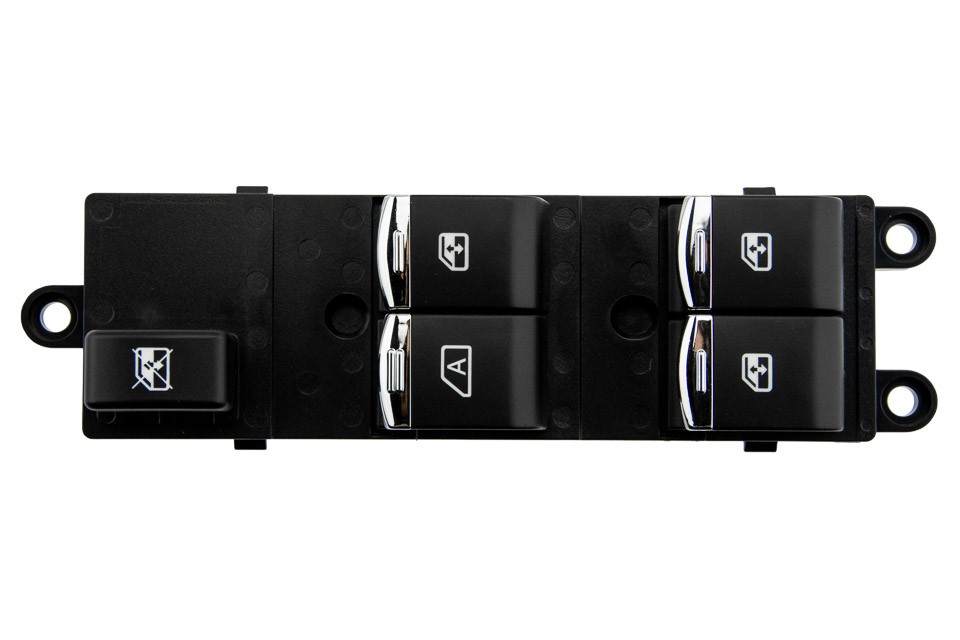 WINDOW ADJUSTMENT SWITCH compatible NISSAN NAVARA D40 2005-,PATHFINDER R51 2005-,QASHQAI 2007-Plug NO.1:3 PLUG NO.2:13- ILLUMINATED BUTTON VERSION/ EWS-NS-019