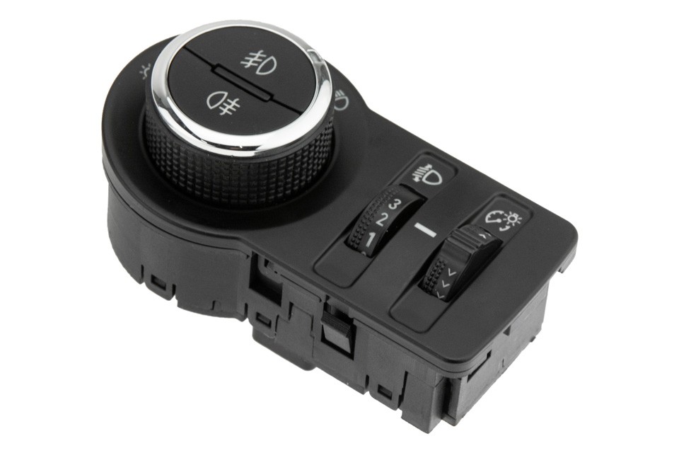 LIGHT SWITCH compatible OPEL INSIGNIA A 2008-,ASTRA J 2009-/COLOR: BROWN, MANUAL HEADLIGHT ADJUSTMENT/ - EWS-PL-029