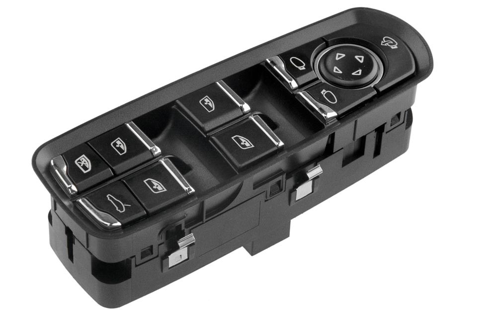 WINDOW ADJUSTMENT SWITCH compatible PORSCHE CAYENNE 2010-, MACAN 2014-, PANAMERA 2009- /13 PINS/ - EWS-PS-001