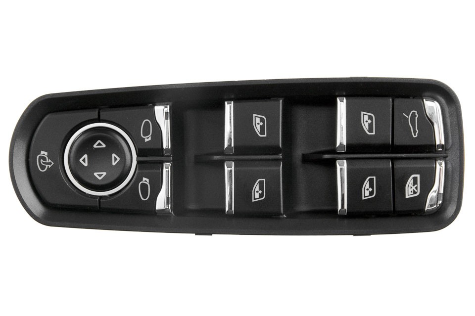 WINDOW ADJUSTMENT SWITCH compatible PORSCHE CAYENNE 2010-, MACAN 2014-, PANAMERA 2009- /13 PINS/ - EWS-PS-001