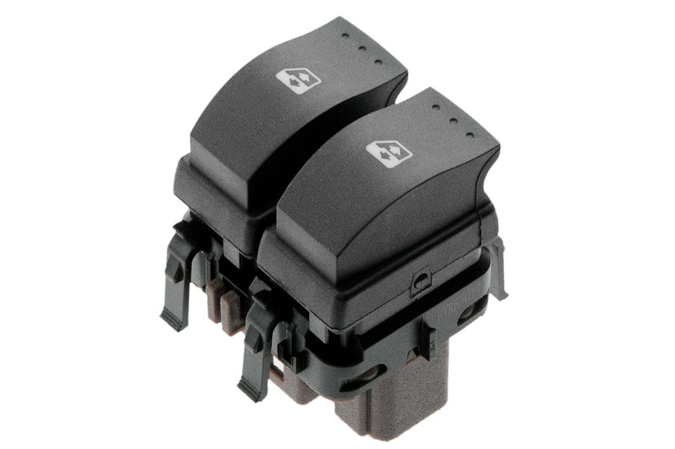 WINDOW ADJUSTMENT SWITCH compatible RENAULT LAGUNA II 2001-, MEGANE II 2002-/10 PIN , PLUG COLOR: brown/ - EWS-RE-017