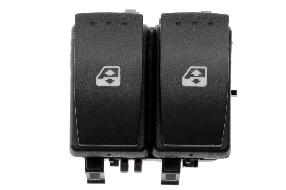WINDOW ADJUSTMENT SWITCH compatible RENAULT LAGUNA II 2001-, MEGANE II 2002-/10 PIN , PLUG COLOR: brown/ - EWS-RE-017