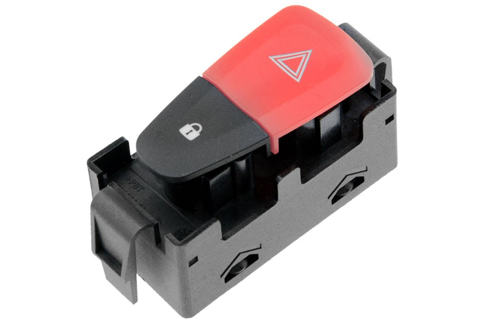HAZARD LIGHT SWITCH compatible RENAULT GRAND SCENIC III 2009-,SCENIC III 2009-,-,FLUENCE 2012-/EMERGENCY LIGHT SWITCH-RED COLOR/- EWS-RE-031