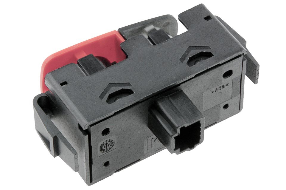 HAZARD LIGHT SWITCH compatible RENAULT GRAND SCENIC III 2009-,SCENIC III 2009-,-,FLUENCE 2012-/EMERGENCY LIGHT SWITCH-RED COLOR/- EWS-RE-031
