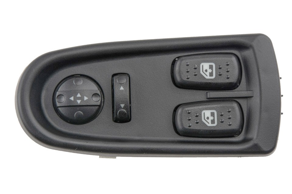 WINDOW ADJUSTMENT SWITCH compatible IVECO DAILY 2006- ON THE SIDE OF THE STEERING WHEEL - VERSIONS WITH AUTOMATIC MIRROR ADJUSTMENT - EWS-VC-003