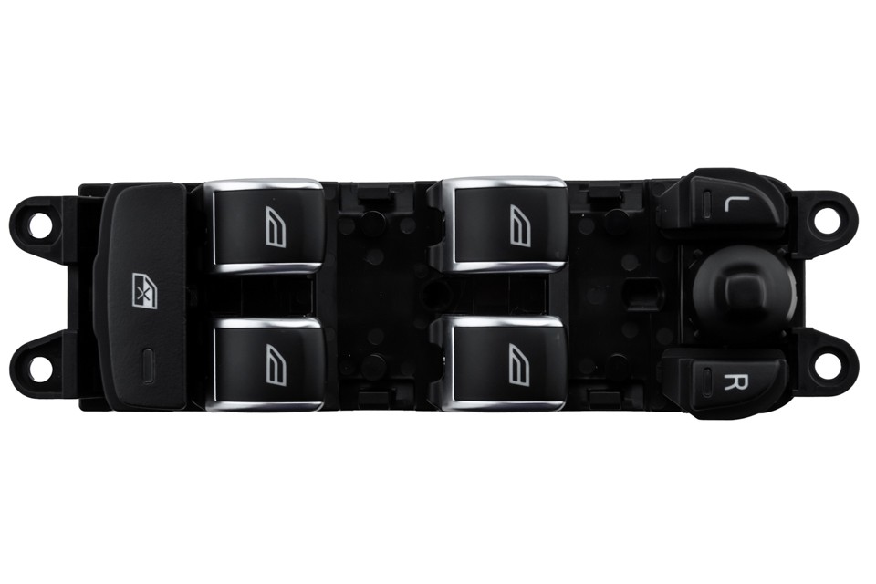 WINDOW ADJUSTMENT SWITCH compatible VOLVO S60 2010-,V60 2010-,V60 CC 2015-,XC60 2009-/CHROME/ -EWS-VV-012