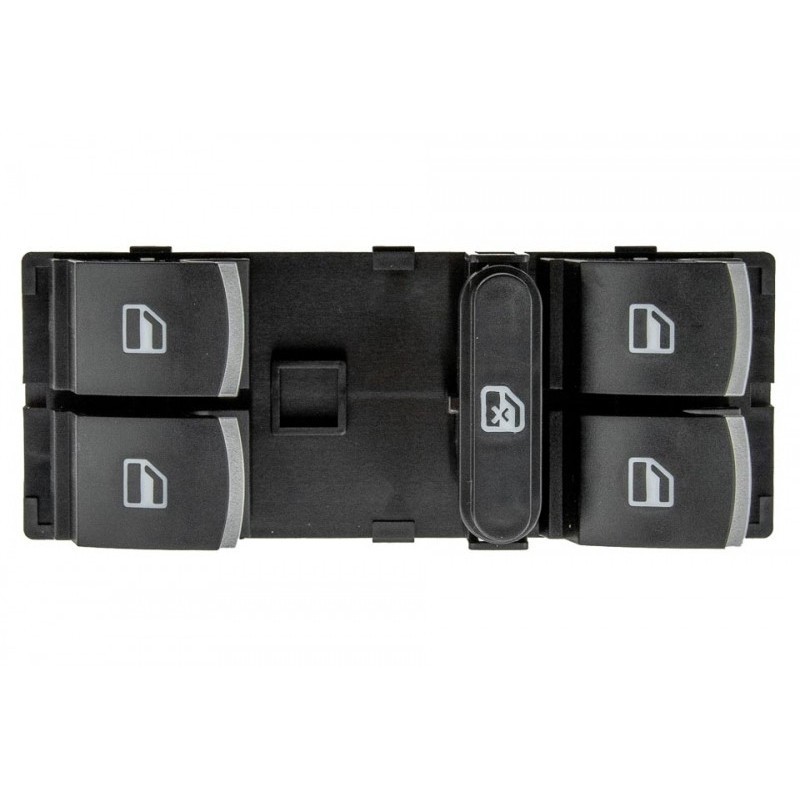 Window adjustment switch EWS-VW-001 Compatible VW GOLF VI 2008-,GOLF PLUS 2005-,PASSAT B7 2010-,GOLF V 2005-/CHROME/ 5K4959857