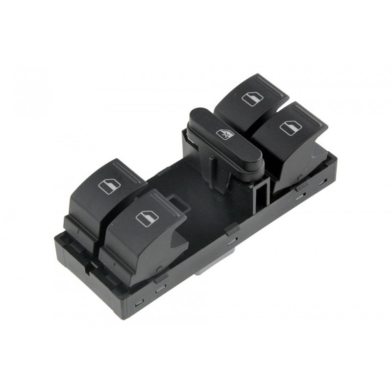 Window adjustment switch EWS-VW-021 Compatible VW GOLF V 2003-, GOLF VI 2008-, PASSAT B6 2005-, PASSAT B7 2010-, SKODA FABIA II 2010-, OCTAVIA II