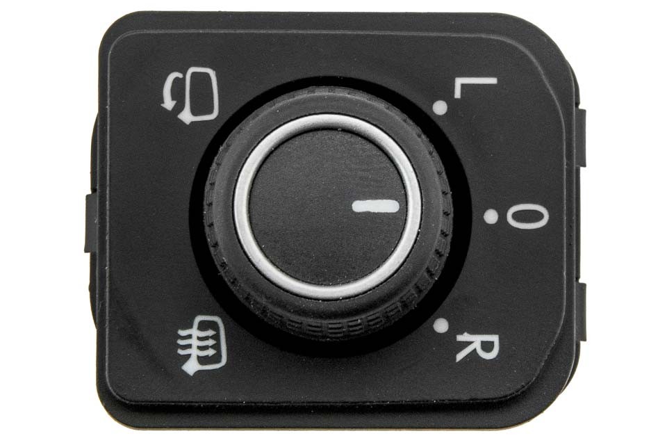 MIRROR ADJUSTMENT SWITCH compatible VW PASSAT B8 2014-,TIGUAN 2016-,TOURAN 2015-/Z FUNKCJĄ SKŁADANIA LUSTEREK/- EWS-VW-099