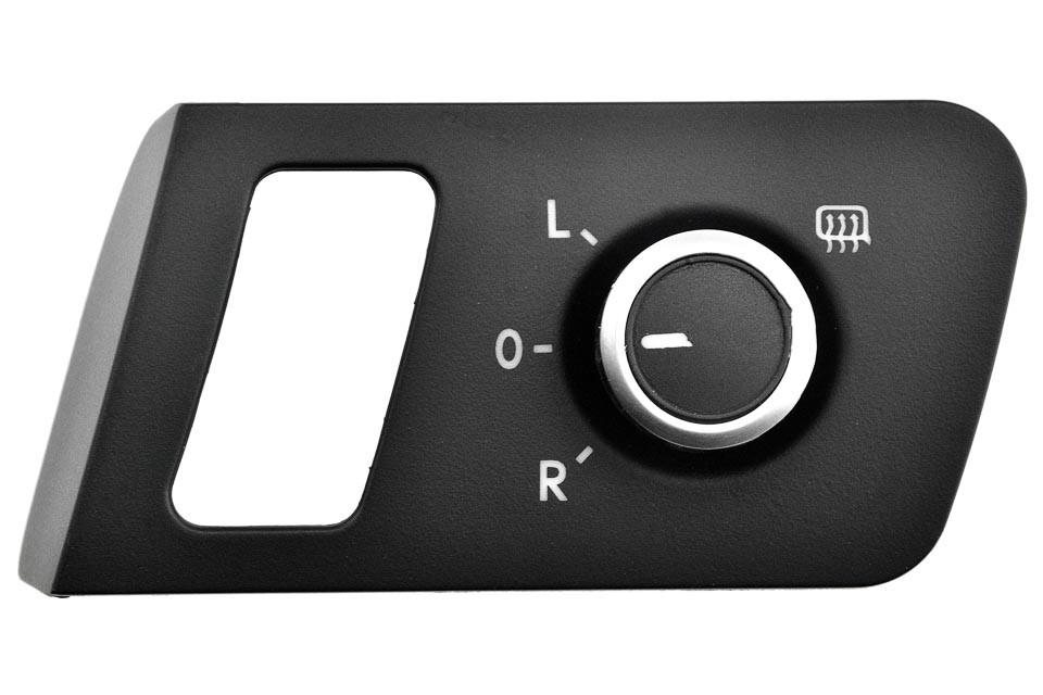 MIRROR ADJUSTMENT SWITCH compatible VW CADDY 2004-,TOURAN 2010-/CROM/ EWS-VW-106